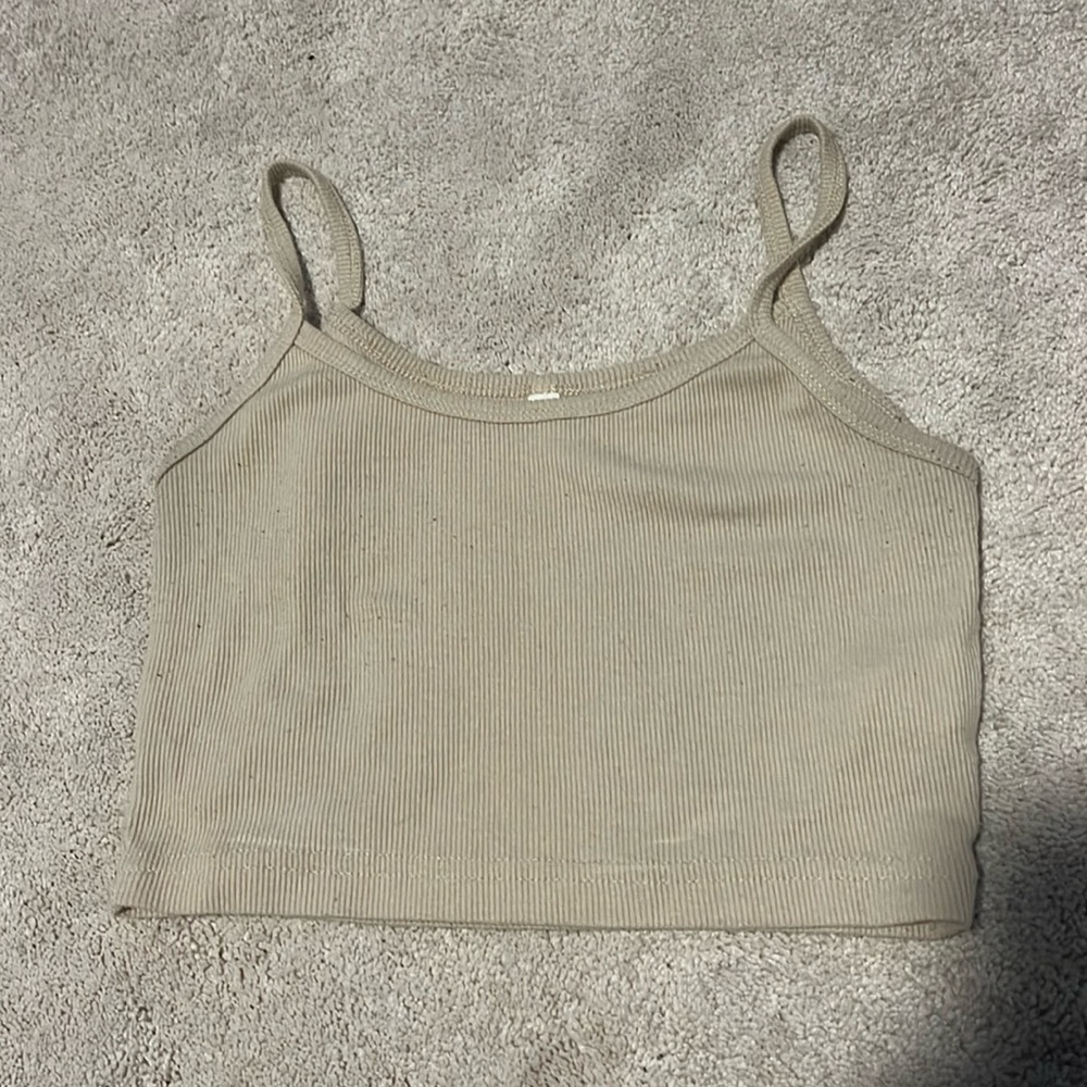 size small amazon tan cropped cami